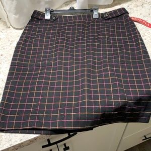 Merona skirt size 14 , new with tags , black orange pink